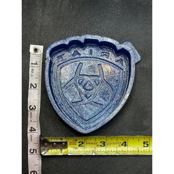 Ariat Logo Silicone Freshie Mold – Glitter Blue - Picture 2 of 5